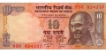 India 10 1996 UNC P-89/a